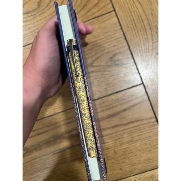 Purple Journal and Attached Pen - Picture 4 of 7